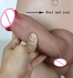 Nxy Dildos Soft Silicone Suction Cups Large and Realistic Penises Penises with Belts Adult Sex Toys Female Masturbators 02117876280