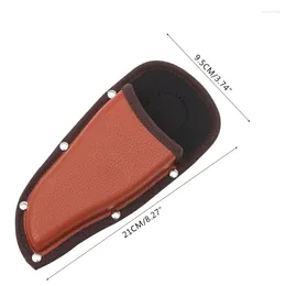 Storage Bottles 203F Compact Protective Leather Case Sheath Tool Holsters Gardening Pouch Belt Electrician Scissors