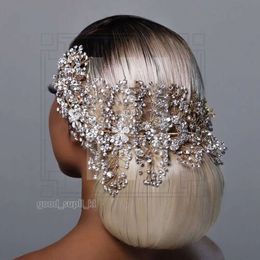 Fashion Luxury Bling Headpieces Hairbands Shinning Tiaras And Crowns Bride Crystal Wedding Crown Queen King Hair Jewellery Head Accessories Silver Gold 408
