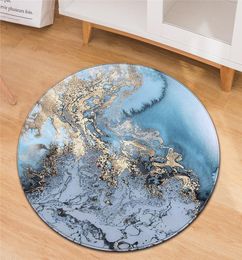 Nordic Style Marble Round Carpet Computer Chair Cushion Office Chairs Floor Mats Door Rugs Home Decoration3753507