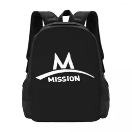 School Bags Mission Cooling Simple Stylish Student Schoolbag Waterproof Large Capacity Casual Backpack Travel Laptop Rucksack