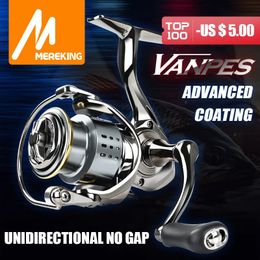 MEREDITH VANPES Series Rust Free And Smooth bearing 5.0 1 Fishing Reel Drag System 8Kg Max Power Spinning Wheel Fishing Coil 240509