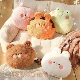 Plush Dolls 42cm Super Soft Animal Teddy Bear Rabbit Frog Tiger Pig Plush Toys Cartoon Stuffed Soft Pillow Back Sofa Cushion for Girls Kids H240521