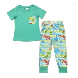 Clothing Sets Boutique Wholesale Toddler Boys Blue Camo Outfits Baby Kids Short Sleeves Jogger Children Spring Clothes