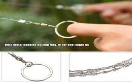 Outdoor Camping Saw Emergency Survival Gear Stainless Steel Wire survival Tool Kit Hand Pocket Wire Saw for Camp Hiking Hunting3786334