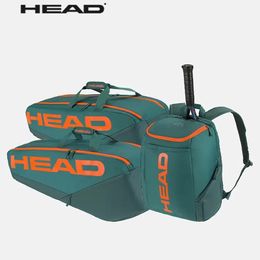 Original HEAD Tennis Bag 2023 Radical PRO Series Tennis Backpack Padel Racket Tennis Sports Backpack Beach Tennis Rackets Bag