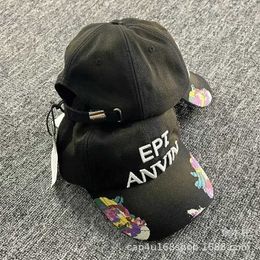 Ball Caps 2024 New Cotton C Letter Embroidered Graffiti Baseball Cs Snback Winter Hat Hip Hop Fitted C Men Women Hat Outdoor J240522