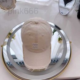 Ball Caps Designer Letter Diamond Big Headed Baseball Hat Women's Spring/Summer Showy Face Small ins Showy Face Small Duck Tongue Hat Trendy