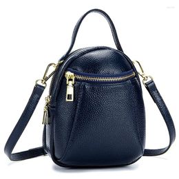 Bag Luxury Women Crossbody High Quality Genuine Leather Womens Handbags Purses Casual Tote Girls Small Obag Mini