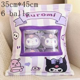 Plush Dolls New Cavai Animal Ball Pudding Candy Bag Pillow Plush Fill Mini Doll Donut Boba Milk Tea Bat Newt Cat Nap Plush H240521 RJ1P