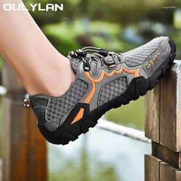 Casual Shoes Oulylan Outdoor Men Sneakers Climbing Sport Quick-dry Water Summer Breathable Hiking ShoesMesh