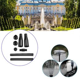 Garden Decorations 1set Solar Fountains Pump Nozzles NS-16/NS-18 Waterfall Spray Heads For Pool Pond Fountain Submersible