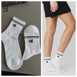 AL-346 Kvinnor inomhus Yoga Fitness Dance Socks Unisex Sports Bomull Yoga Socks Casual Outdoor Socks