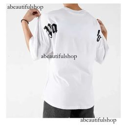 Womens Palm T Shirt Mans Stylist Guillotine Bear Palms Printed Short Sleeve Truncated Palm Angle T Shirt Tees Angel 445