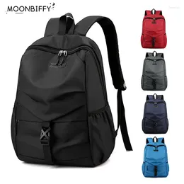 Backpack Fashion Trend Student School Bag Male Light Water-repellent Leisure Travel Women's Men's 15.6-inch Laptop Back Pack