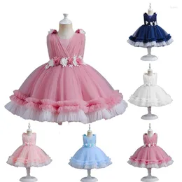 Girl Dresses Baby Princess Dress Evening Lace Christening Girls Elegant Flower Kids Birthday Wedding Ball Gown