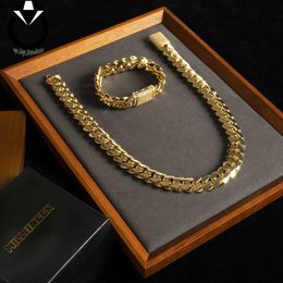 Designer Cuban Link Chain Pendant Necklaces Choker 18k Gold Custom Gold Cuban Link Chain 24k Gold Cuban Miami Chain 20mm Miami Cuban Chain Necklace