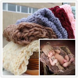 13 Colours born Pography Props Fine Grid Elastic Fabric Baby Po Shoot Studio Accessories Creativity Soft Blanket 240521