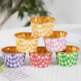 50PCS Thickened Muffin Cupcake Liner Gold Cake Wrappers Baking Cup Tray Case Cake Paper Cups Pastry Tools Party Supplies