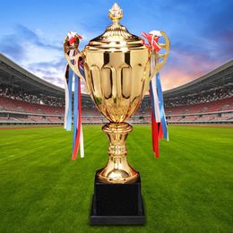 Trophy Cup Winner Trophies Award Metal Gold Football Medals Award Cup Props For Kids Adult Competition Reward Prize Party Favours 240522