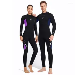 Women's Swimwear Wetsuit Women 3mm Skin Protection Wet Suits For Men In Cold Water Warm Full Body Diving Suit Surfing Swimming