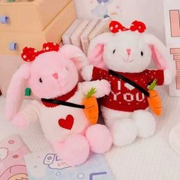 Plush Dolls 30CM Cute Dress Up Bunny Doll Plush Toy Doll Baby Soothing Rabbit Doll With Sleeping Doll Plush Toy Stuffed Animals Kids Gift H240521