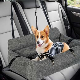 Dog Car Seat Covers Pets dogs carriers car seats soft dog booster safety puppies station Waggon accessories small foldable transport Perro H240522