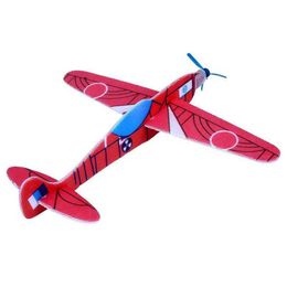 Aircraft Modle DIY baby mini foam hand throwing Aeroplane glider education children jigsaw puzzle model toy gift S2452204