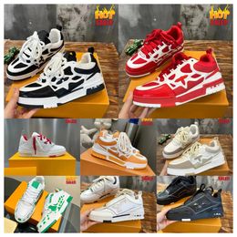 2024 New luxury Skate Sneakers Designer Fashion Shoes Women Men Mesh Abloh Sneaker Platform Virgil Maxi Casual Lace-up Runner Trainer Outdoor Shoes