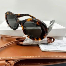 Sunglasses Acetate Oval For Women Girl Trending Men Fashion Designer Vintage Party Aesthetic Shades Sun Glasses