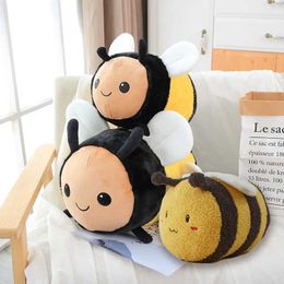 Plush Dolls Fuzzy Bumblebee Ladybug Filling Insect Plush Toy Bee Ladybug Soft Doll Childrens Toy Childrens Birthday Gift H240521