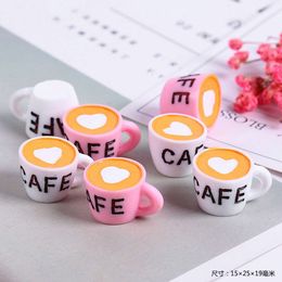 6pcs 1:12 Scale Miniature Dollhouse Coffee Cup Model Drink Mini Food Play Doll House Children Kitchen Toys