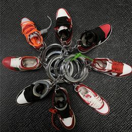 3D Basketball Shoes Keychain Stereoscopic fashion Sneakers Keychains For Women Bag Pendant Boy's gift