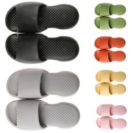 2024 Designer slippers shoes summer and autumn Breathable antiskid supple pink yellow khaki orange green hotels beaches GAI other places Slippers size 36-45