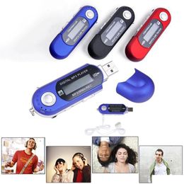 Mp3 Mp4 Players Portable Usb Music Player With Digital Lcd Sn 4G Or 8G Storage Rechargeable Mini Fm Radio Function Drop Delivery E Dh0Rj