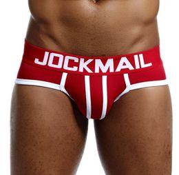 JOCKMAIL Men Underwear briefs Cotton U convex Sexy men briefs slips cueca masculina Male panties calcinha gay Underwear1422646