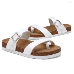 Slippers Men Women Summer Flat Sandals Toe Sleeve Soft Sole Beach Casual Shoes