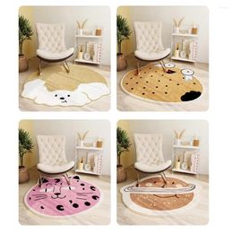 Carpets 1Pcs Cartoon Cute Carpey Bathroom Water Absorbing Floor Imitation Cashmere Xmas Mat Gift Doormat Y3V9