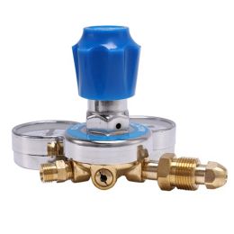 Oxygen Gas Bottle Regulators O2 Reducing Pressure Inhaler Double Gauge Oxygen Tank Regulator Gas Pressure Reducer Metre Copper
