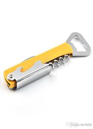 4 In 1 Multi Function Bottles Opener Non Slip Handle Wine Beer Bottle Knife Pulltap Double Hinged Corkscrew Openers XVT10899629227