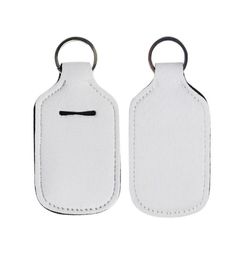 sublimation Neoprene sanitizer holder Refillable Bottles Keychain Holder Key Holders 30ml Reusable Bottles Empty Plastic Bottles9026789