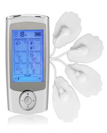 16 Modes Electronic Pulse Massager Pain Relief TENS Unit Machine Muscle Stimulator Electro Therapy Body Massage Device5661917