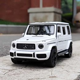 Diecast Model Cars 1 32 Benzs-G63 G63 SUV Alloy Car Model Diecast Metal Off-road Vehicles Car Model Simulation Sound Light Collection kids Toy Gift