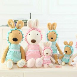Plush Dolls Lovely Le Sucre Rabbit Plush Toy Stuffed Animals Doll Baby Hat Clothes Bunny Rabbits Toys for Girls Children Christmas Gifts H240521