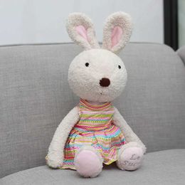 Plush Dolls 1pc Lovely Le Sucre Rabbit Plush Doll Soft Bunny Rabbits Stuffed Animals Plush Baby Toys for Children Girls Valentines Gifts H240521 J95E