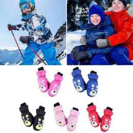 Ski Waterproof & Comfortable Kids Snow Children Mittens Winter Warm Gloves for Climbing and Riding L2405