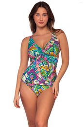 Women's Swimwear Vintage Printed Tankini Set Swimsuit Two Pieces Sexy V-neck Plus Size Bathing Suit Woman Beachwear