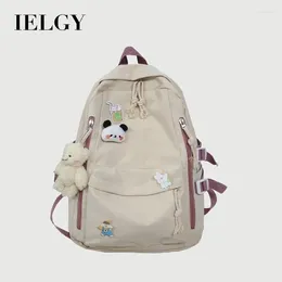 School Bags IELGY Schoolbag Female Backpack Korean Version Large Capacity Cute All-match