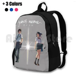 Backpack Your Name. ( Kimi No Na Wa. )-English Version Outdoor Hiking Riding Climbing Sports Bag Wa Miyamizu Mitsuha