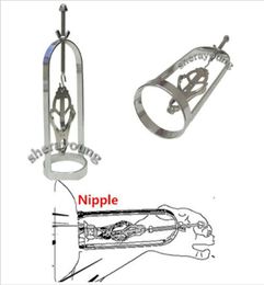 Female Adjustable Metal Stainless Steel Nipple Clips Bondage Clamps Stretching Device Breast Stimulator BDSM Products Sex Toy N22419763